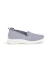 Graue Loafer aus perforiertem Stoff Prima riga p677