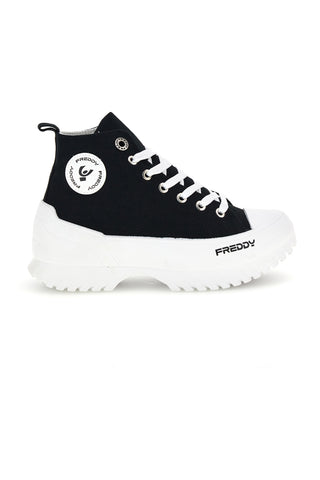 Sneakers nero alte Freddy S2617FY7692