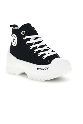 Sneakers nero alte Freddy S2617FY7692