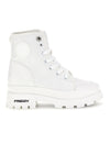 Anfibi bianchi platform tomaia ricamata Freddy S2617FY7691
