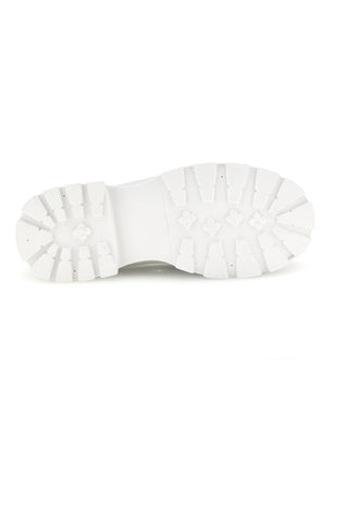 Sneakers bianco platform suoletta estraibile tomaia ricamata Freddy S2617FY7690