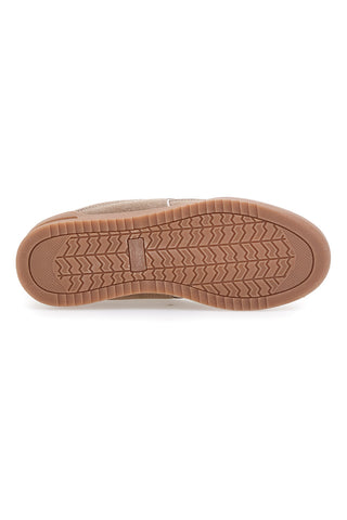 Taupe Leder Turnschuhe Pittarello Capsule BT261049002