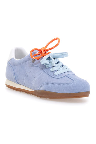 Sneakers azzurre in vera pelle con doppi lacci Pittarello Capsule BT251278010