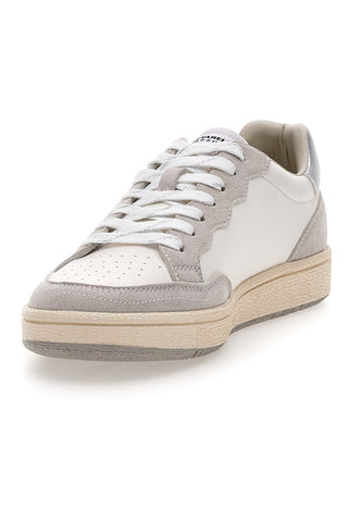 Weiße Lederturnschuhe mit recyceltem Aktionsleder Pittarello Capsule BT261130001