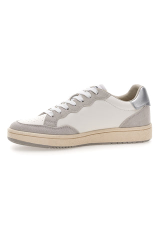 Sneakers bianche in pelle con action leather riciclata Pittarello Capsule BT261130001