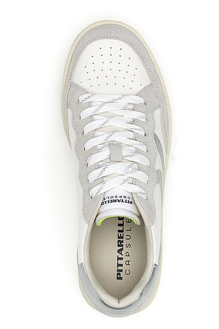 Sneakers bianche in pelle con action leather riciclata Pittarello Capsule BT261130001