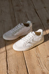 Weiße Lederturnschuhe mit recyceltem Aktionsleder Pittarello Capsule BT261130001