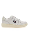 Tommy jeans TJw Basket style Weiß Leder Turnschuhe