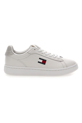 Sneakers bianche con dettagli grigi in pelle Tommy jeans Archive ’98
