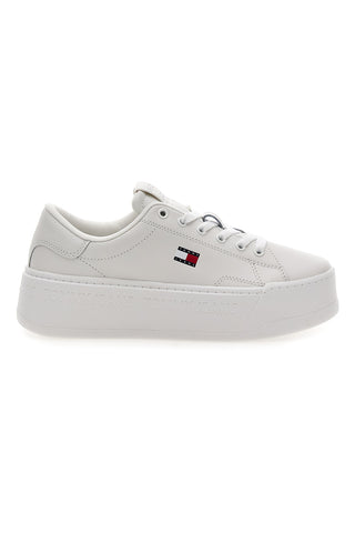 Weiß Flatform Cupsole Tommy jeans Tjw Script Cupsole Sneakers