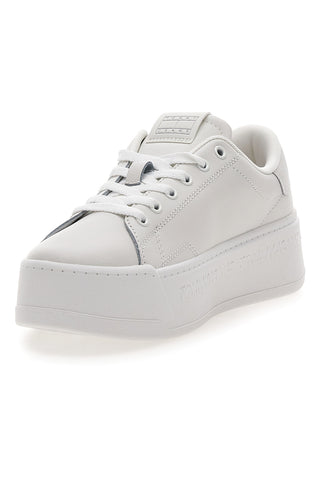 Weiß Flatform Cupsole Tommy jeans Tjw Script Cupsole Sneakers