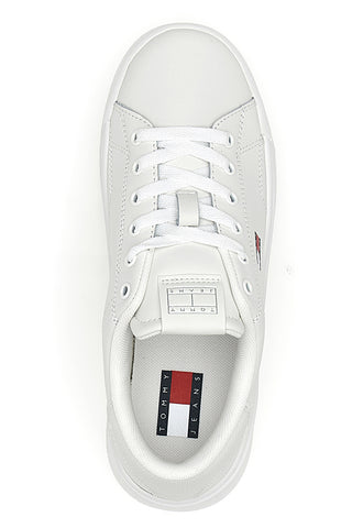 Weiß Flatform Cupsole Tommy jeans Tjw Script Cupsole Sneakers