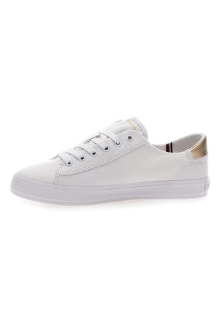 Weiße Canvas-Turnschuhe Tommy Jeans Vulc Canvas