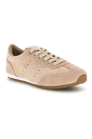 Sneakers beige con lacci e design minimal Café cost 65BL07241