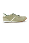 Grüne Turnschuhe mit Schnürsenkeln und minimalem Design Café Kosten 85RCO72101