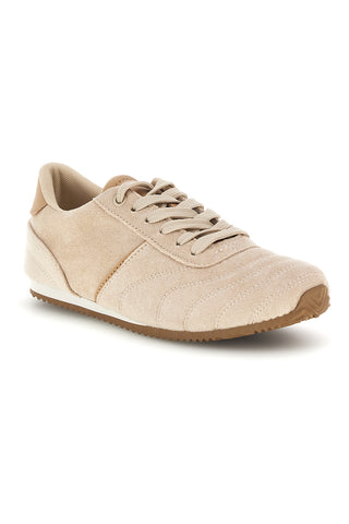 Sneakers beige con lacci e design minimal Café cost 85RCO72101