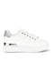 Sneakers bianche con dettagli argento Cafè Cost 45JH07267