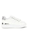Sneakers bianche con dettagli argento Cafè Cost 45JH07267