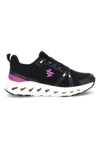 Schwarz fuchsia atmungsaktive gepolsterte Turnschuhe 2T2L 4BF103037