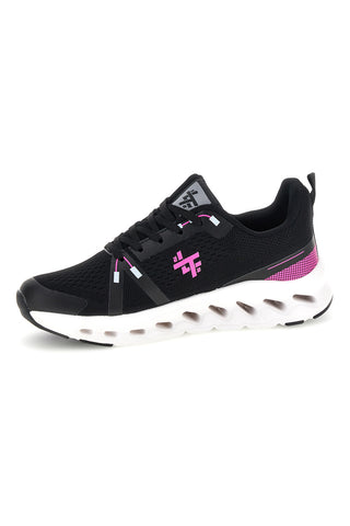 Scarpe da ginnastica nero fucsia traspirante ammortizzata 2T2L 4BF103037