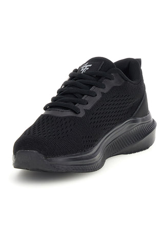 Schwarze Turnschuhe aus leichtem, atmungsaktivem Stoff 2t2l 75WDH060410