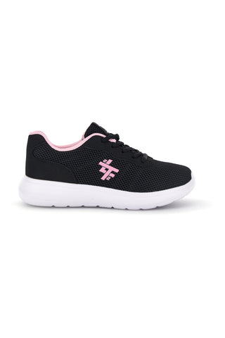 Sneakers nere con dettagli rosa in mesh 2t2l 155BK070903