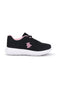Schwarze Turnschuhe mit rosa Mesh-Details 2t2l 155BK070903