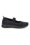 Schwarze gewebte Ballett-Pumps My Time Tf2508056