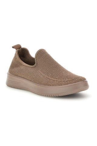 Beige Pantoletten aus perforiertem Stoff Mio tempo tf2508059
