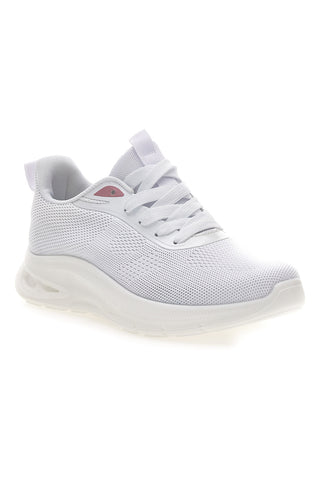 Sneakers da donna bianco in tessuto traspirante Mio tempo TF2593