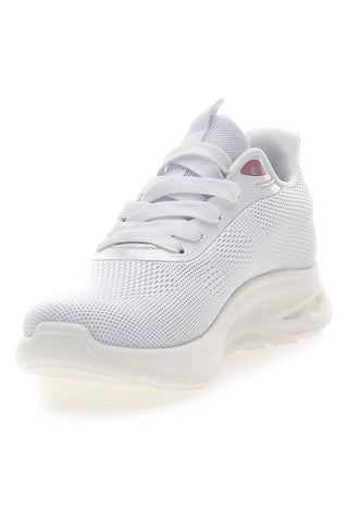 Sneakers da donna bianco in tessuto traspirante Mio tempo TF2593