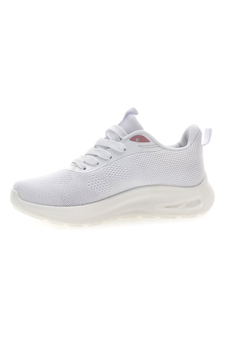 Sneakers da donna bianco in tessuto traspirante Mio tempo TF2593
