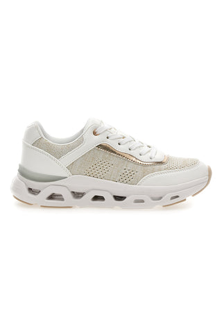 Sneakers da donna beige con inserti traforati Pittarello 8W25013