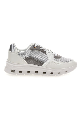 Sneakers da donna bianco grigio con inserti mesh Pittarello 8W24859
