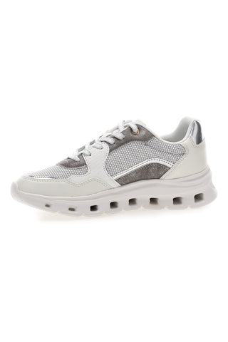 Sneakers da donna bianco grigio con inserti mesh Pittarello Capsule 8W24859