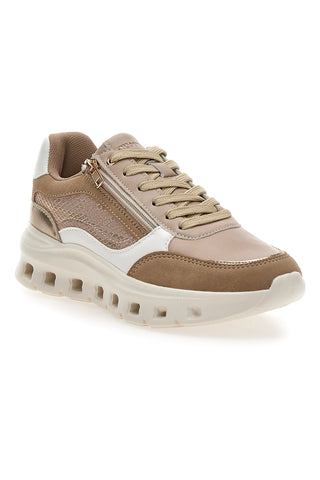 Sneakers da donna beige con inserti a contrasto Pittarello 8W25309