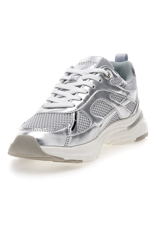 Sneakers da donna argento con inserti mesh Pittarello Capsule 8W25911