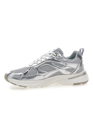 Sneakers da donna argento con inserti mesh Pittarello Capsule 8W25911