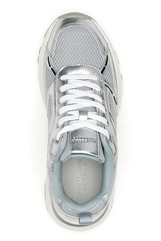 Sneakers da donna argento con inserti mesh Pittarello Capsule 8W25911