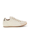 Beige synthetische Turnschuhe mit Metallic-Details Me & me TW26S801502