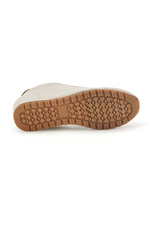 Sneakers beige in materiale sintetico con dettagli metallici Me & me TW26S801502