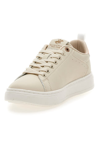 Beige Sneaker mit goldenen Details Beverly Hills Polo Club HUBY LTX