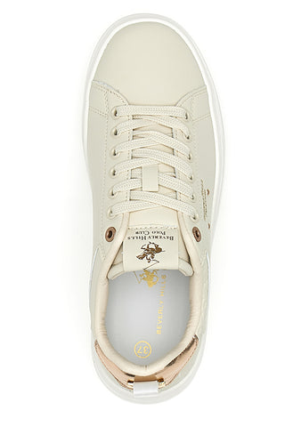 Beige Sneaker mit goldenen Details Beverly Hills Polo Club HUBY LTX