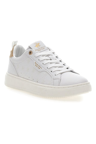 Beverly Hills Polo Club KELLE LTX Sneaker in Weiß mit goldenen Details