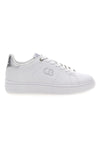 Weiße Sneakers mit silbernen Details Cotton Belt GTZ 3.0