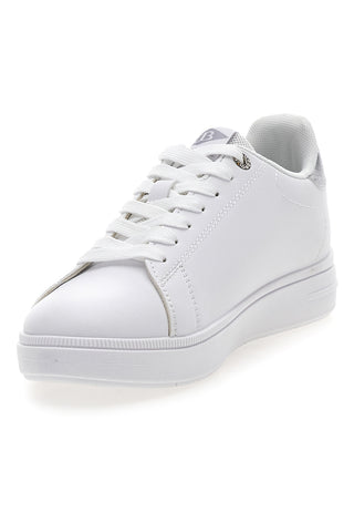 Weiße Sneakers mit silbernen Details Cotton Belt GTZ 3.0