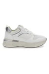 Weiße Sneakers mit Komfortkeilabsatz Pittarello Capsule Kendy