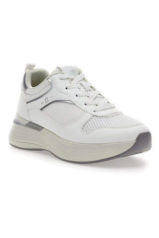 Weiße Sneakers mit Komfortkeilabsatz Pittarello Capsule Kendy