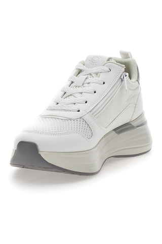 Weiße Sneakers mit Komfortkeilabsatz Pittarello Capsule Kendy