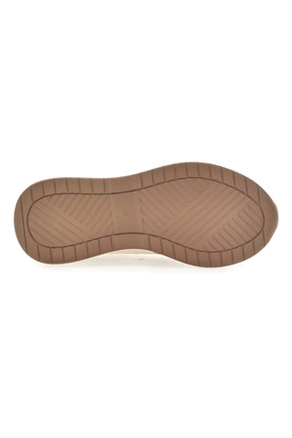 Beigefarbene Sneakers mit bequemem Keilabsatz Pittarello Capsule Kendy